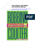Management Global 13th Edition Robins Solutions Manual