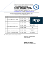 Jadwal Sas Kelas I Dan II Ok