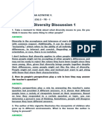 A1 - Diversity Discussion 1