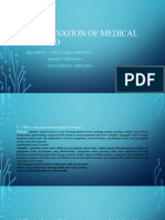 Preservation of Medical Record