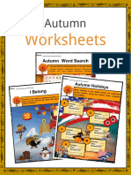 Sample Autumn Worksheets 3