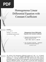 Homogeneous Linear DE Group 5