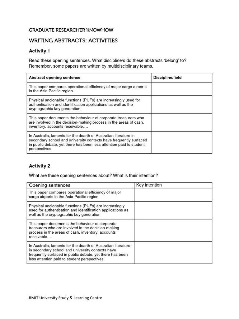 Abstracts Activities PDF 1pcmwuq | PDF | Back Pain | Clinical Medicine