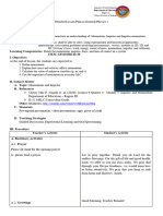 Detailed Lesson Plan Momentum - Senior High