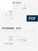 Calendario de Contenido Kawaii Colores Pastel