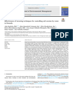 Effectiveness of Terracing Techniques For Controlling Soil Erosion by Water in Rwanda - 2021