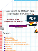 Guía Básica de Matlab para Realizar Las Prácticas de Cálculo II