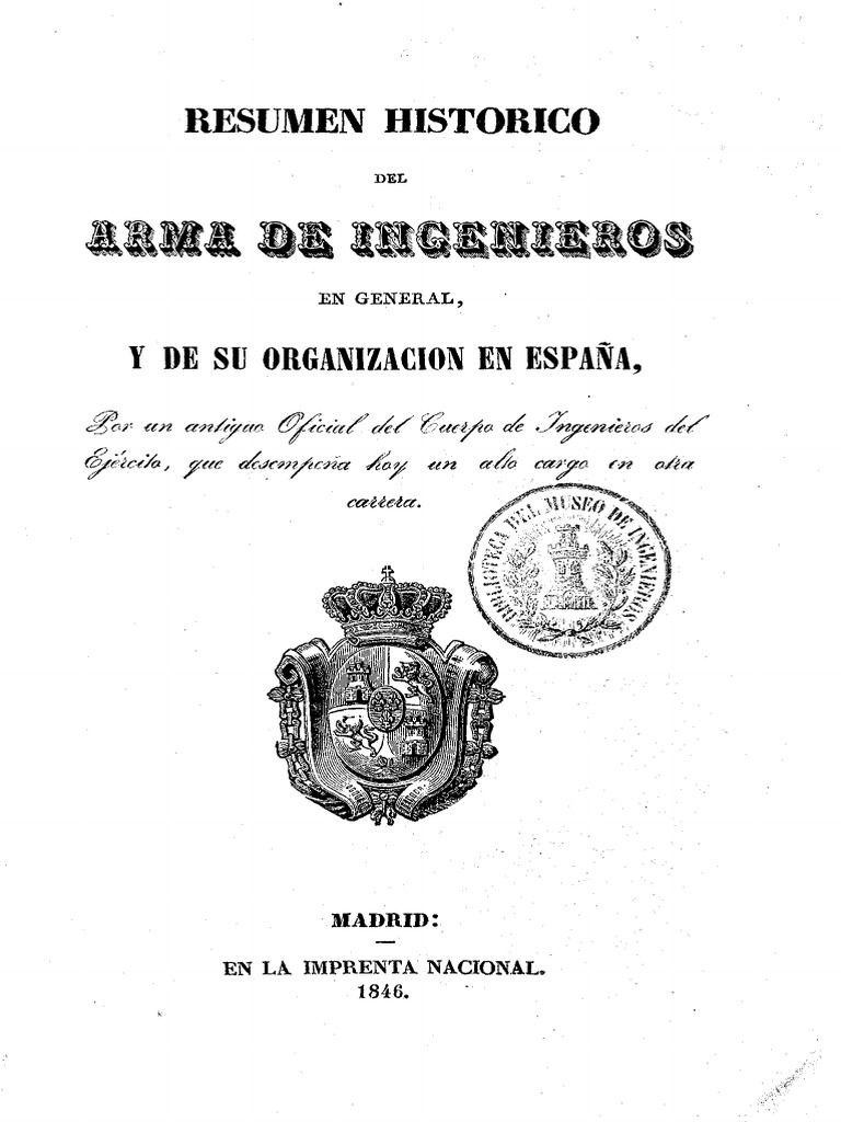 Ingenieros Nº01 (Año 1846) Descargar gratis PDF Fortificación
