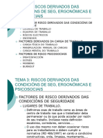 Tema 3. Riscos Derivados Das Condicións de Traballo