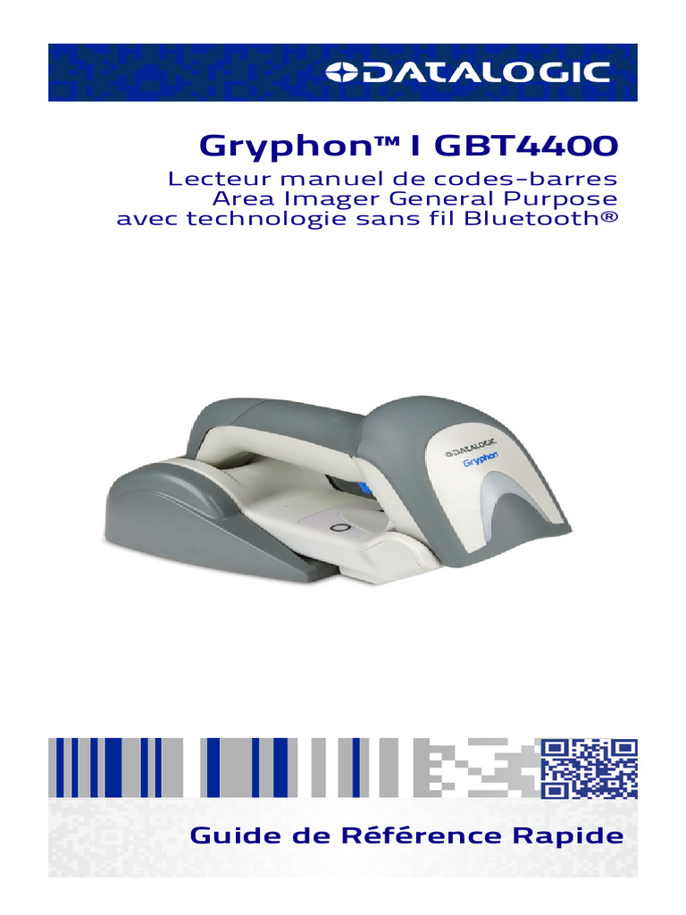 Quick Reference Guide (QRG), Gryphon I GBT4400 2D (French) | PDF ...