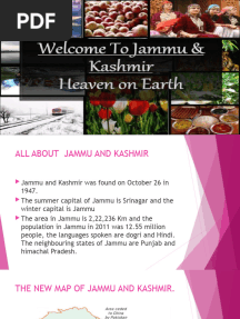 Jammu and Kashmir PPT by Vritti 4 D