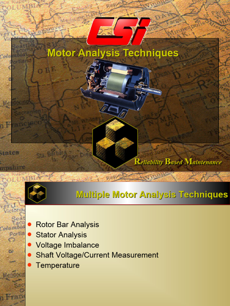 Motor Analysis Download Free PDF Electric Motor Reliability