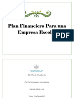 Plan Financiero para Una Empresa Escolar C.E.V. Ramon Villeda Morales