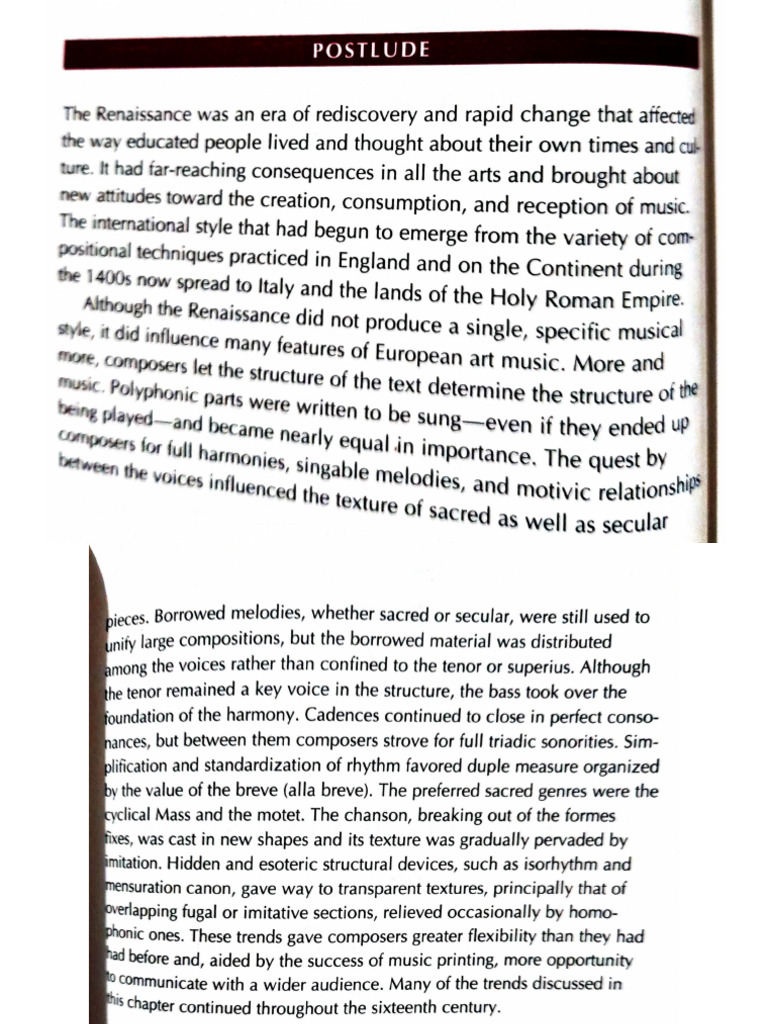 Chapter 7 Music History PDF