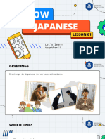 Greetings in Japanese