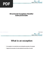 Structured Exception Handler Exploitation