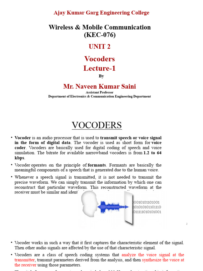 Unit2 1 Pdf Sound Production Technology Sound Production