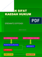 Isi Dan Sifat Kaedah Hukum