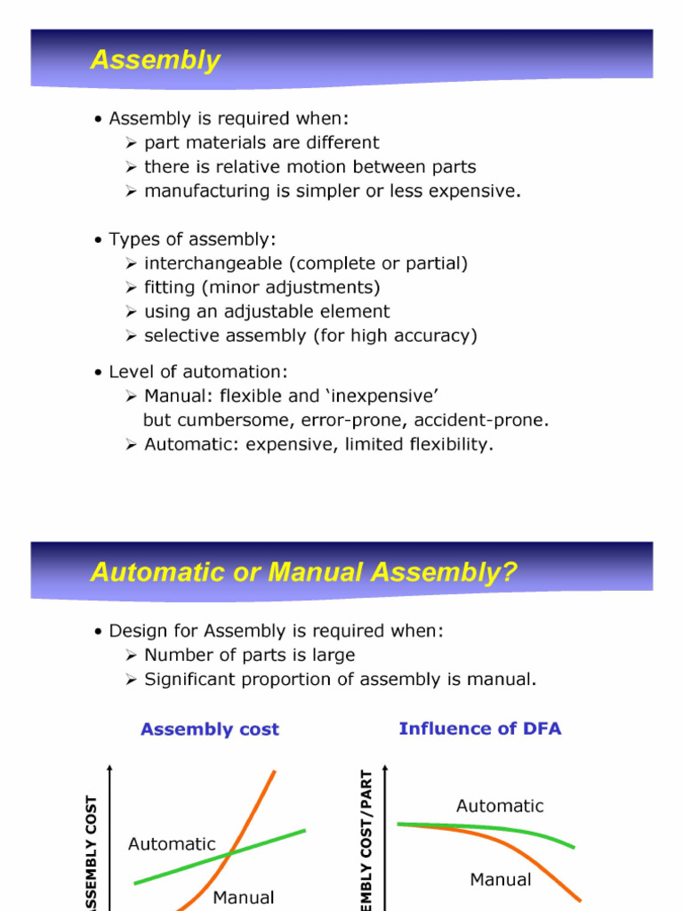 Design For Assembly1 | PDF
