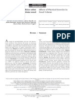 Efeito Do Exercício Físico Sobre o Volume Nasal