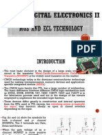 Lecture 3 - MOS and ECL Technology