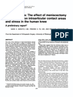 Baratz1986 - Meniscal Tears The Effect of Meniscectomy