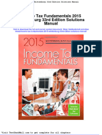 Income Tax Fundamentals 2015 Whittenburg 33rd Edition Solutions Manual