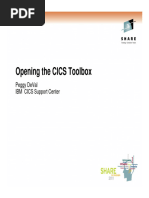 Opening The CICS Toolbox