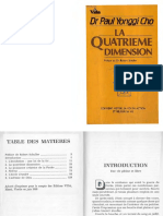 La quatrième dimension Yonggi Cho-relue sous l'onction