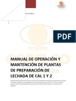 Manual de Operación y Mantención de Plantas de Cal N 1 y 2