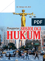 Buku Pengantar Sosiologi Hukum (Dr. Yahman)