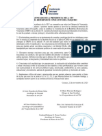 Comunicado de La Presidencia de La CEV Ante El Referéndum Consultivo Sobre El Esequibo 1 (1)