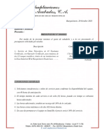 Presupuesto 20102023 - Ampliaciones y Acabados