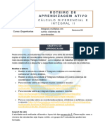 ROTEIRO 2 - CÁLCULO DIFERENCIAL E INTEGRAL II - Alunos