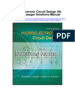 Microelectronic Circuit Design 4th Edition Jaeger Solutions Manual