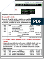 Salam; Comptabilisation dans le cadre de l'�inventaire intermittent.