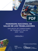 Encuesta de Condiciones de Trabajo de Salud 2021 A 2022