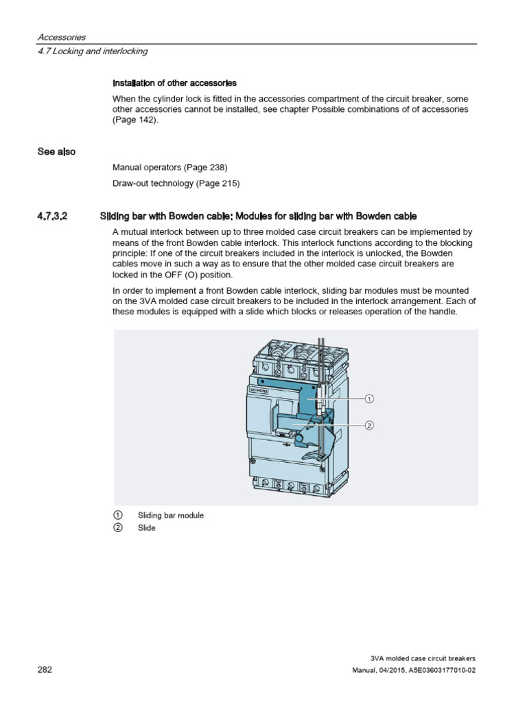 MCCB I Nterlock | PDF | Electrical Components | Electricity