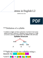 CM - 25 - 10 - 2023 - Word Stress in English L2