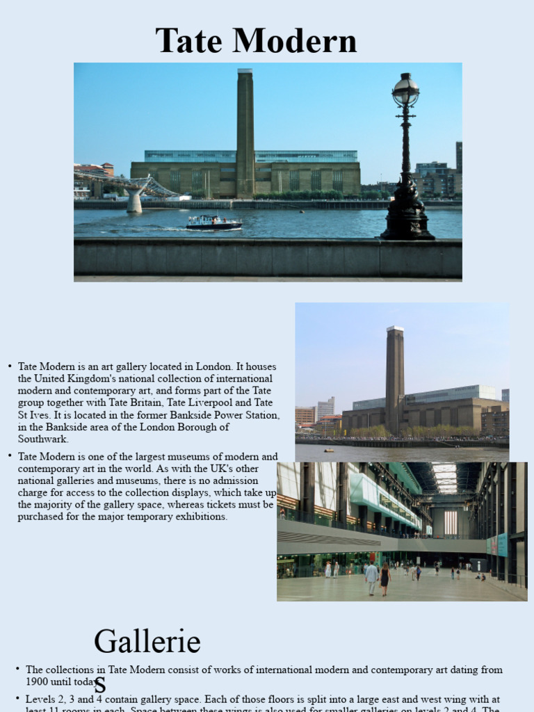 Tate Modern PDF Buildings And Structures