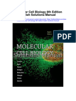 Molecular Cell Biology 8th Edition Lodish Solutions Manual