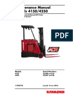 Maintenance Manual Models 4150/4250: Stand-Up Counterbalanced Lift Trucks With The ACR System