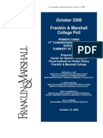 PA-11: Franklin & Marshall Poll (October 2008)