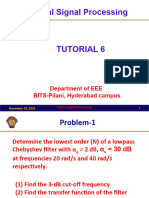 Tutorial 6 - Analog Filters