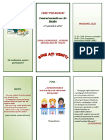 4 Pliant Cerc Pedagogic