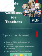 Code of Conduct For Teachers
