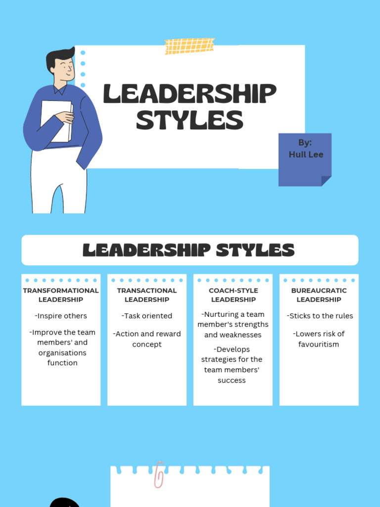 Types Of School Leadership Styles Pdf