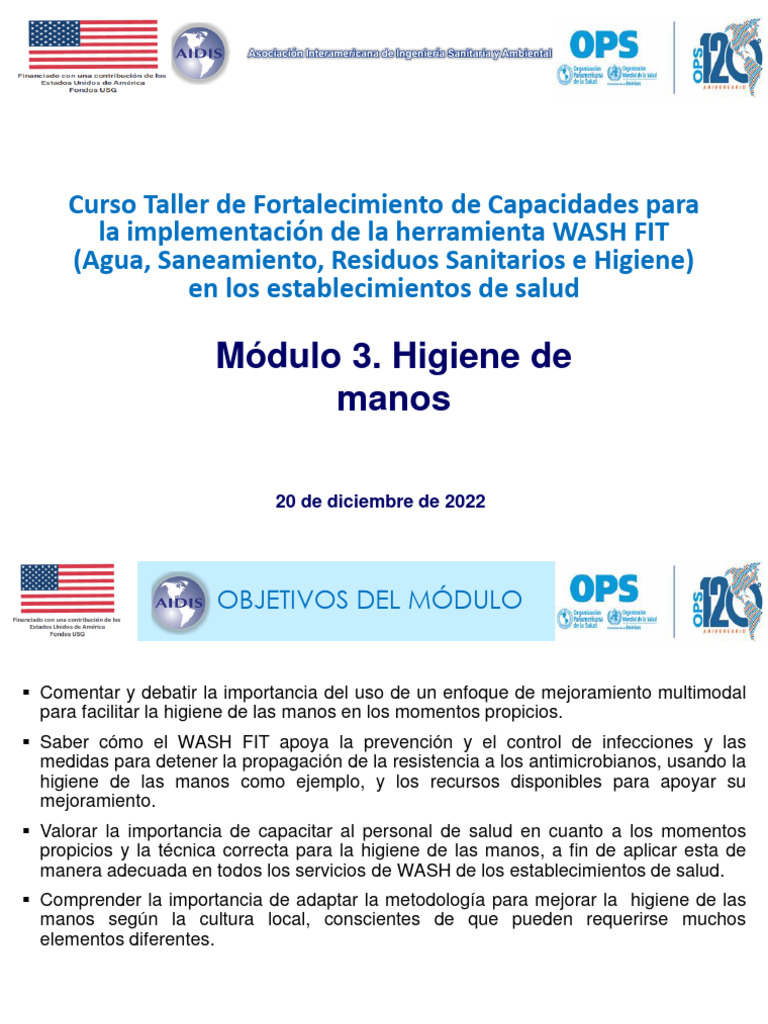Mejora de Higiene de Manos en Salud | PDF | Lavado de manos | Lavar