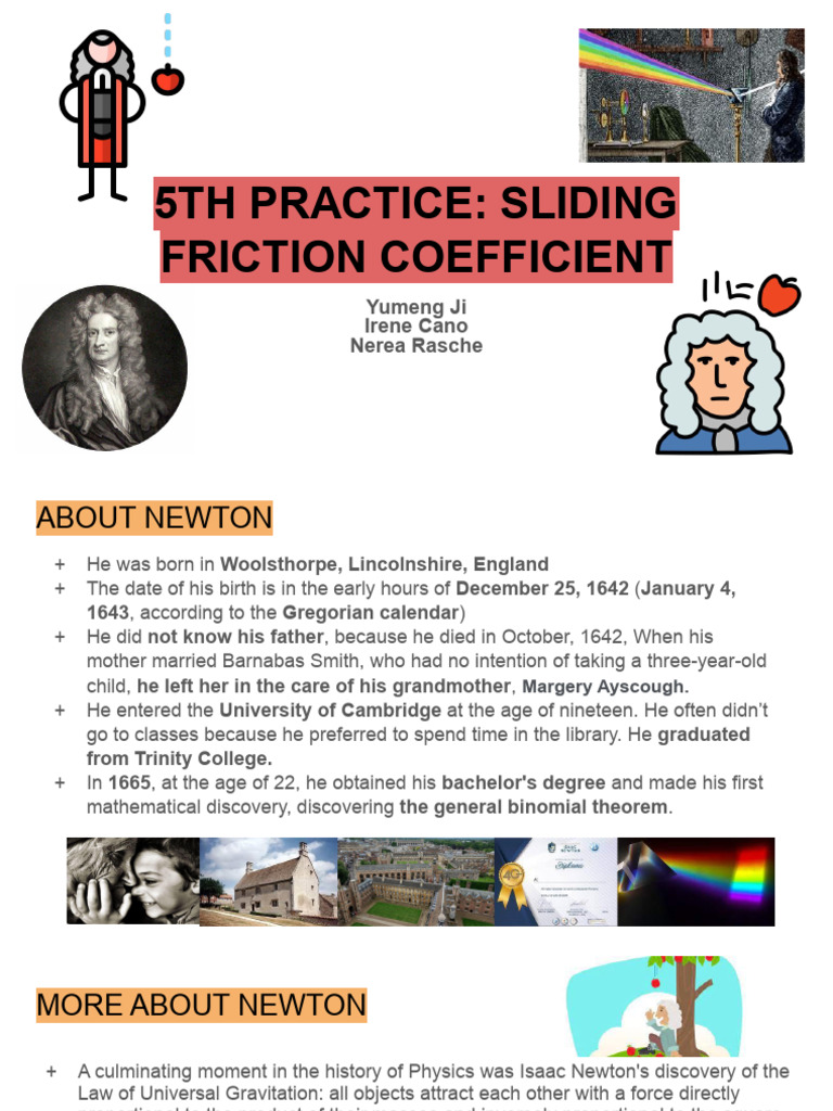 Sliding Friction Coefficient Experiment | PDF | Friction | Force