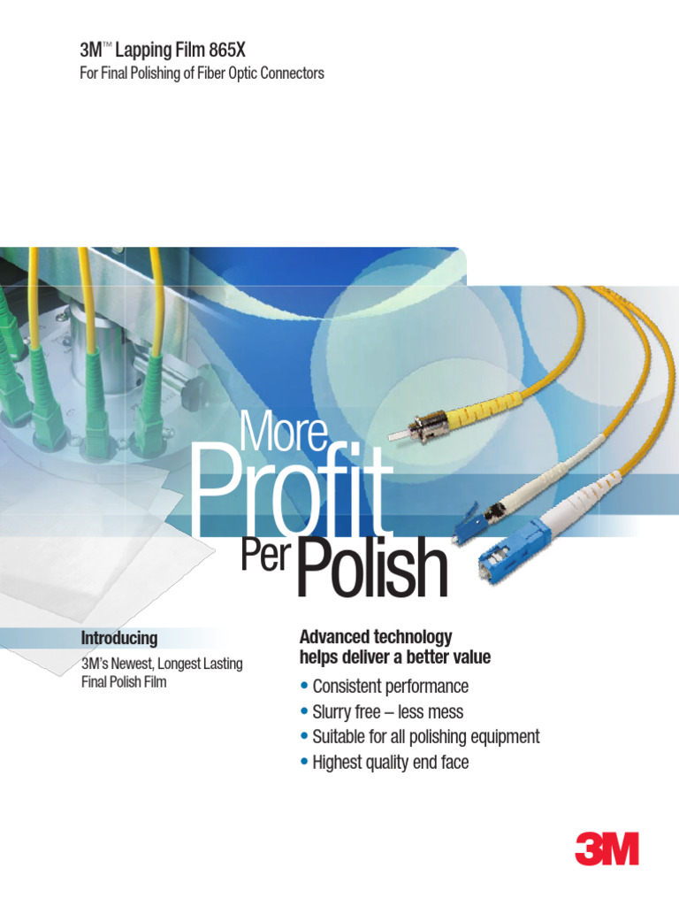 3M 865X Lapping Film Sheet 8 5X8 5 200 Sheets Datasheet Download Free